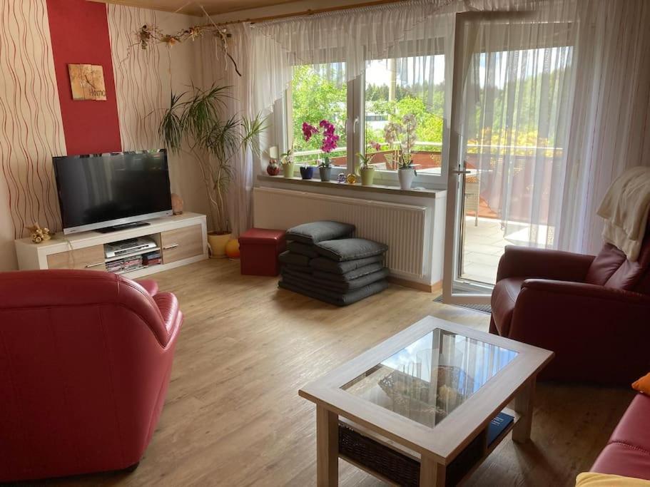 Ferienwohnung Zur Geigenbachtalsperre Poppengrun Luaran gambar